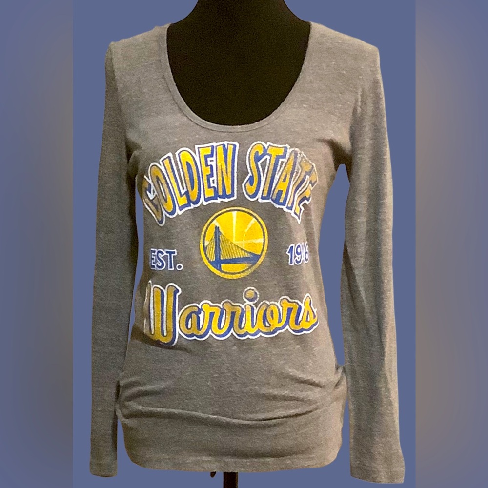 New Golden State Warriors Gray Long Sleeve Top